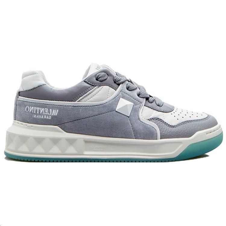 (W) Valentino One Stud Low 'Grey Leather' 圖 2