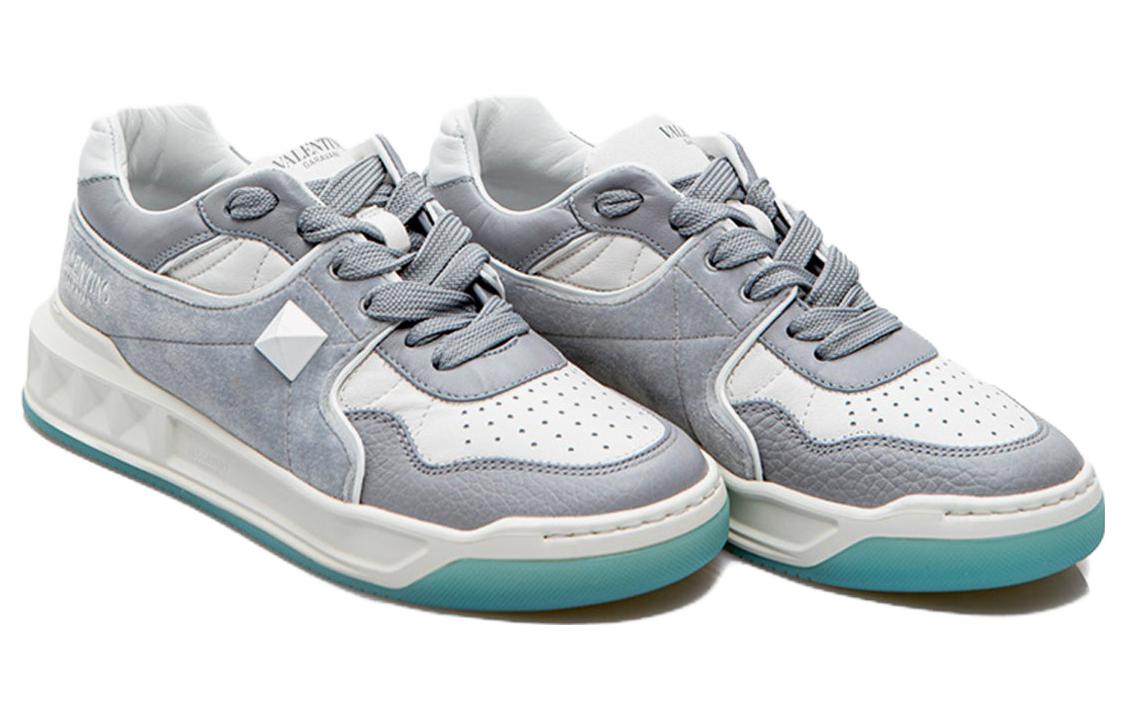 (W) Valentino One Stud Low 'Grey Leather' 圖 3