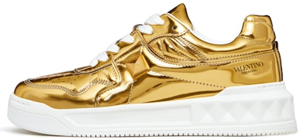 (Women) Valentino One Stud Low 'Mirror - Gold' WW0S0CS4-FAR-KM5 (Women) Valentino One Stud Low 'Mirror - Gold' WW0S0CS4-FAR-KM5