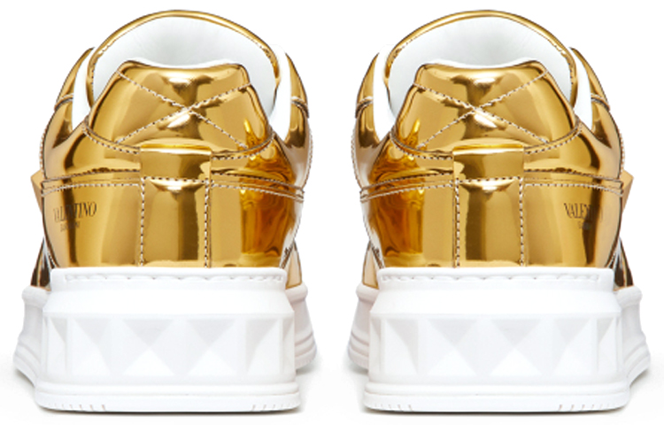 Shop (Women) Valentino One Stud Low 'Mirror - Gold' WW0S0CS4-FAR-KM5