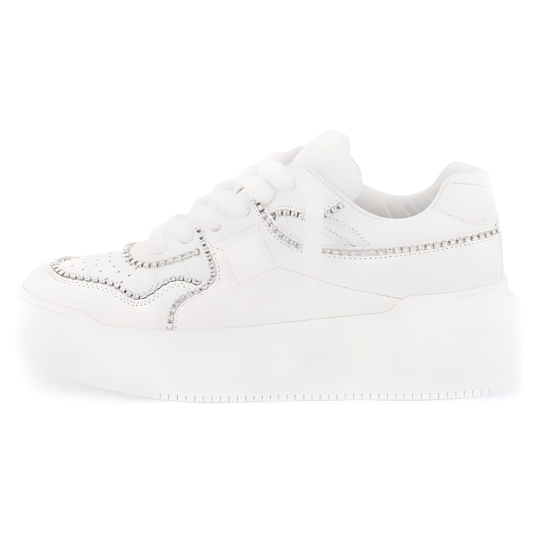 (Women) Valentino One Stud Low 'White Leather' 3W0S0FQ4RSIZPT