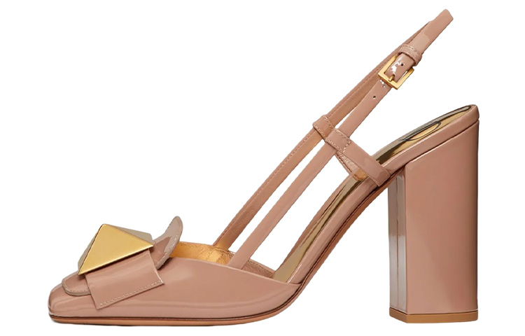 Buy (W) Valentino One Stud Sandal 'Rose Aubergine' Wanita 1W2S0ER2LAFGF9