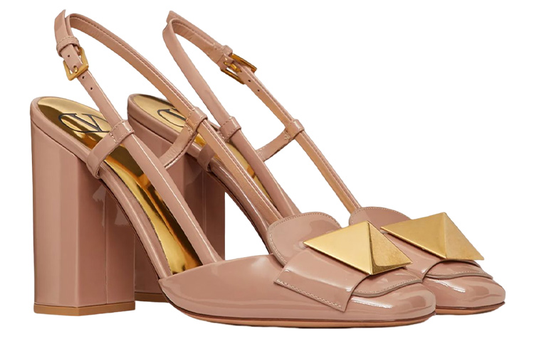 Lookbook (W) Valentino One Stud Sandal 'Rose Aubergine' Wanita 1W2S0ER2LAFGF9
