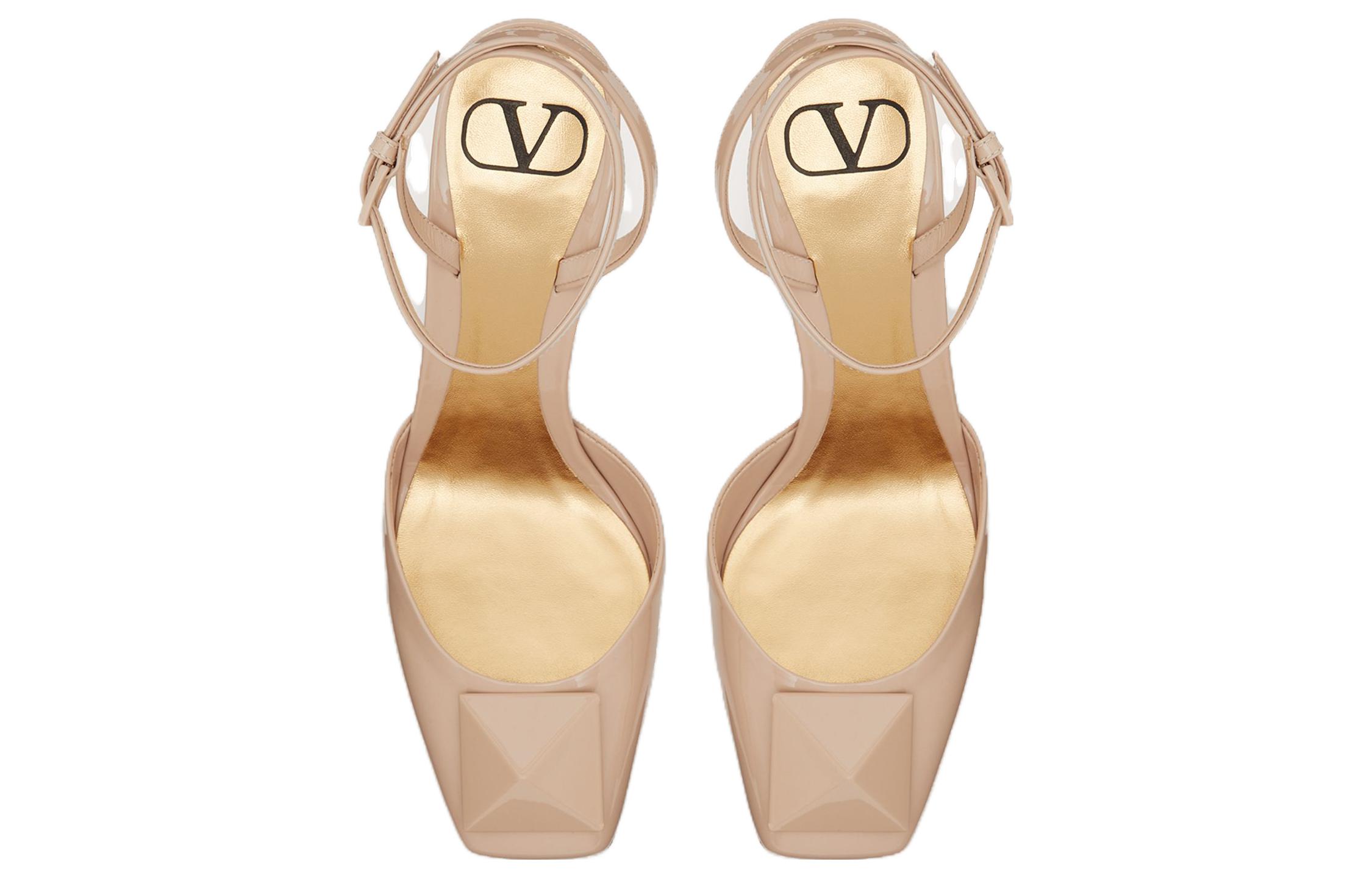 (W) Valentino One Stud Slip-On Studded Slide 'Pink Patent' 圖 4