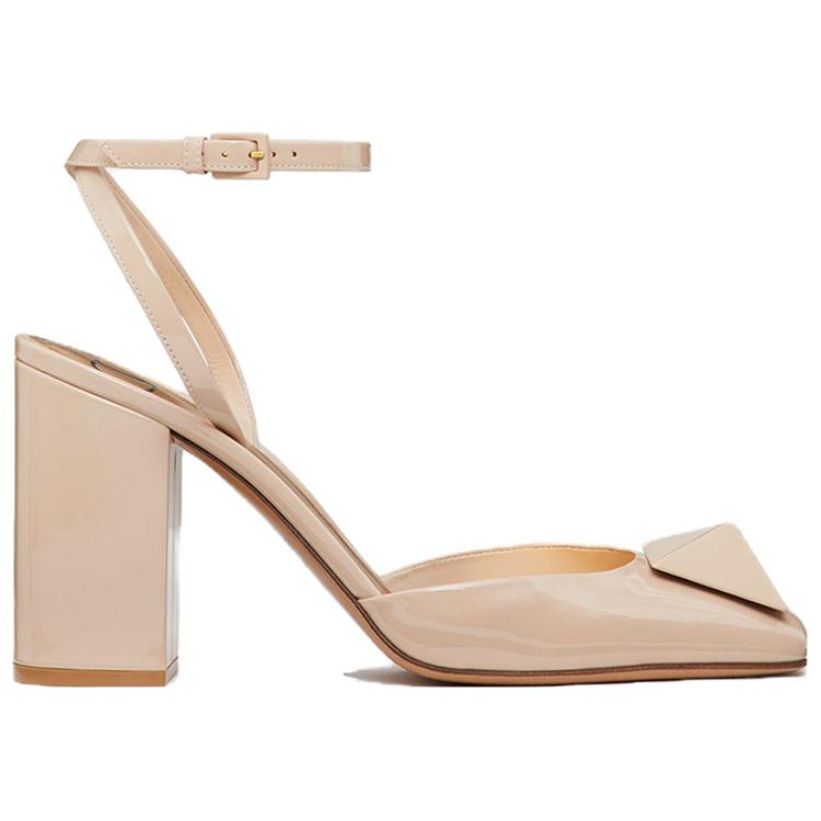 (W) Valentino One Stud Slip-On Studded Slide 'Pink Patent' 圖 6