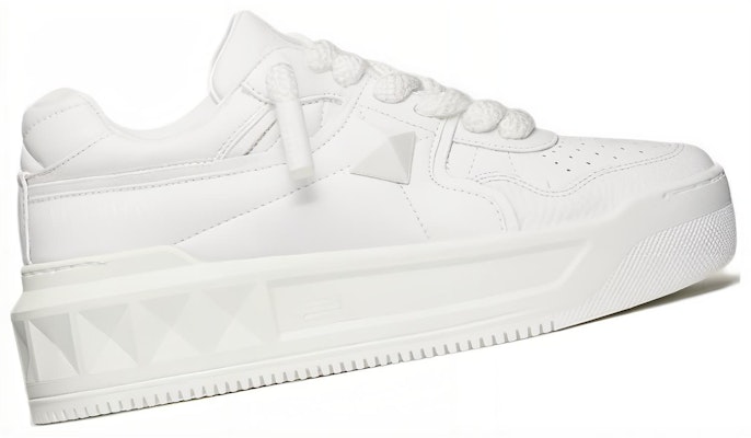(W) Valentino One Stud XL 'Zapatillas Bajas de Cuero Blanco' 1W0S0FQ4XTM0BO Order (W) Valentino One Stud XL 'Zapatillas Bajas de Cuero Blanco' 1W0S0FQ4XTM0BO