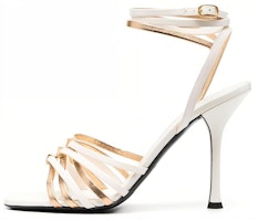 (Women) Valentino Open-Toe Buckle Sandal 'White' WS0GE3QMPV6Q (Women) Valentino Open-Toe Buckle Sandal 'White' WS0GE3QMPV6Q