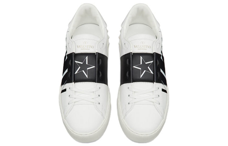 (W) Valentino Open 'Black White' 圖 4