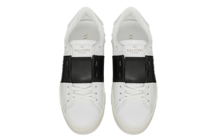(W) Valentino Open 'Black White' 圖 4