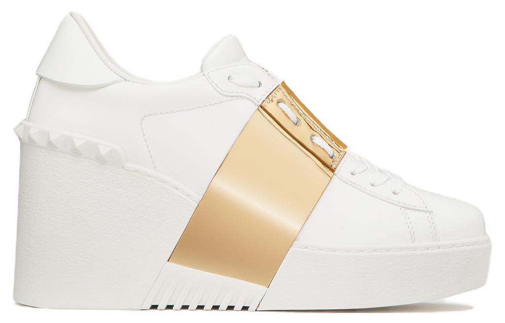 (W) Valentino Open 'Metallic Gold Strap White' 圖 2