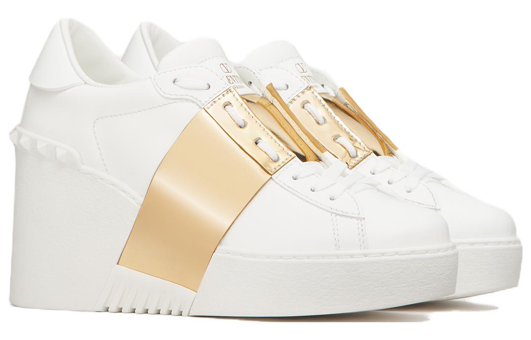 (W) Valentino Open 'Metallic Gold Strap White' 圖 3