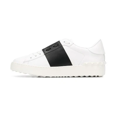 (W) Valentino Open 'White Fashion Low-Top Casual'