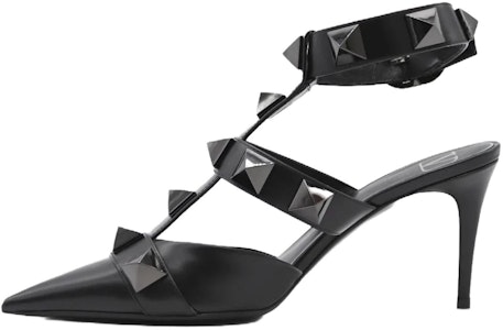 Valentino 華倫天奴 皮革 時尚休閒露跟高跟鞋 女款 黑色 Buy Valentino 華倫天奴 皮革 時尚休閒露跟高跟鞋 女款 黑色