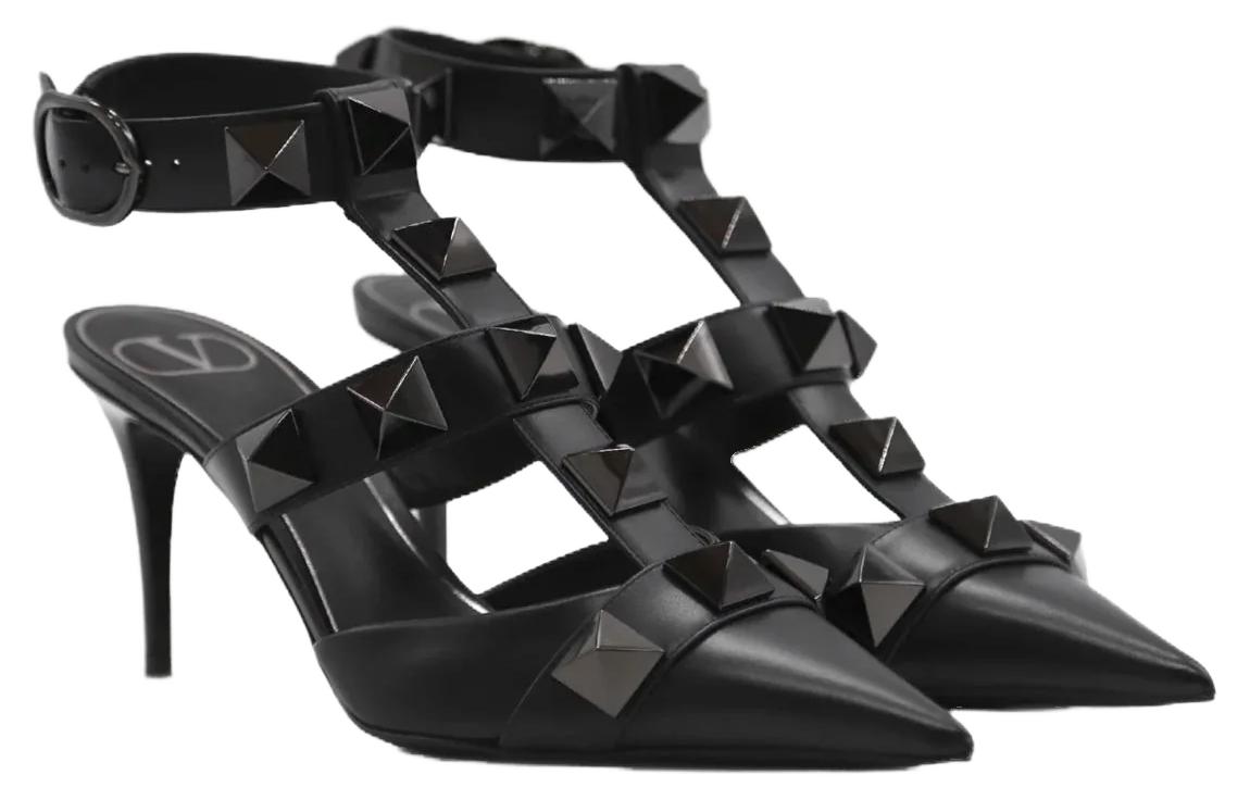 Lookbook (W) (レディース) ヴァレンティノ オープン ローヒール 'ブラックレザー' WW2S0CB2GWI0NO WW2S0CB2GWI0NO