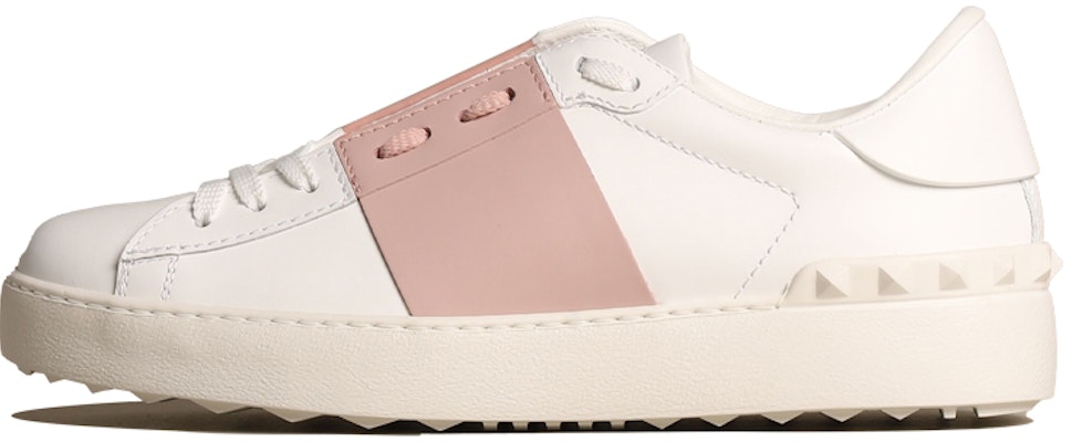(Women) Valentino Open Retro Low 'White Pink' UW2S0781BLU834 Buy (Women) Valentino Open Retro Low 'White Pink' UW2S0781BLU834