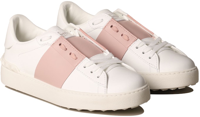 (Women) Valentino Open Retro Low 'White Pink' UW2S0781BLU834 Lookbook (Women) Valentino Open Retro Low 'White Pink' UW2S0781BLU834