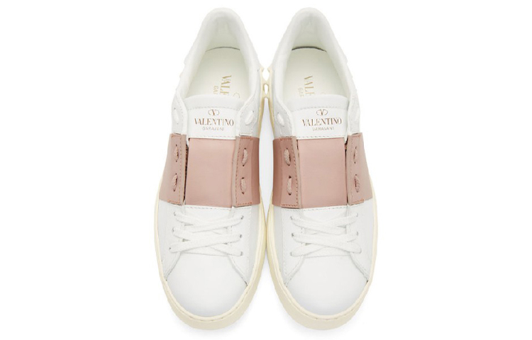 Shop (W) 华伦天奴 Open 复古低帮 '白 粉' UW2S0781BLU834