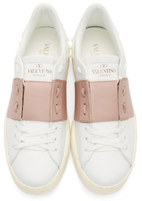 (Women) Valentino Open Retro Low 'White Pink' UW2S0781BLU834 Shop (Women) Valentino Open Retro Low 'White Pink' UW2S0781BLU834