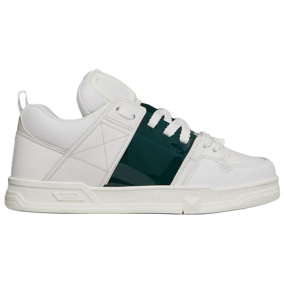 (W) Valentino Open Skate Sneaker 'White Green' 圖 2