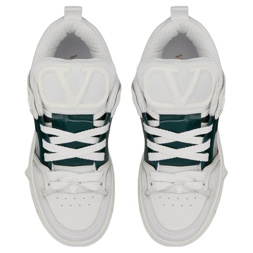 (W) Valentino Open Skate Sneaker 'White Green' 圖 4