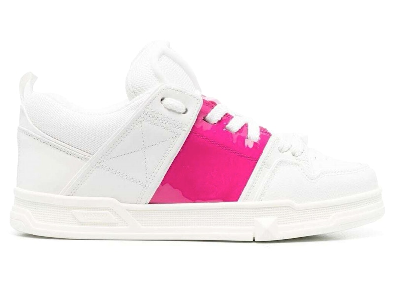 (Women) Valentino Open Skate Sneaker 'White Pink' 1W2S0FB1DXI7BU