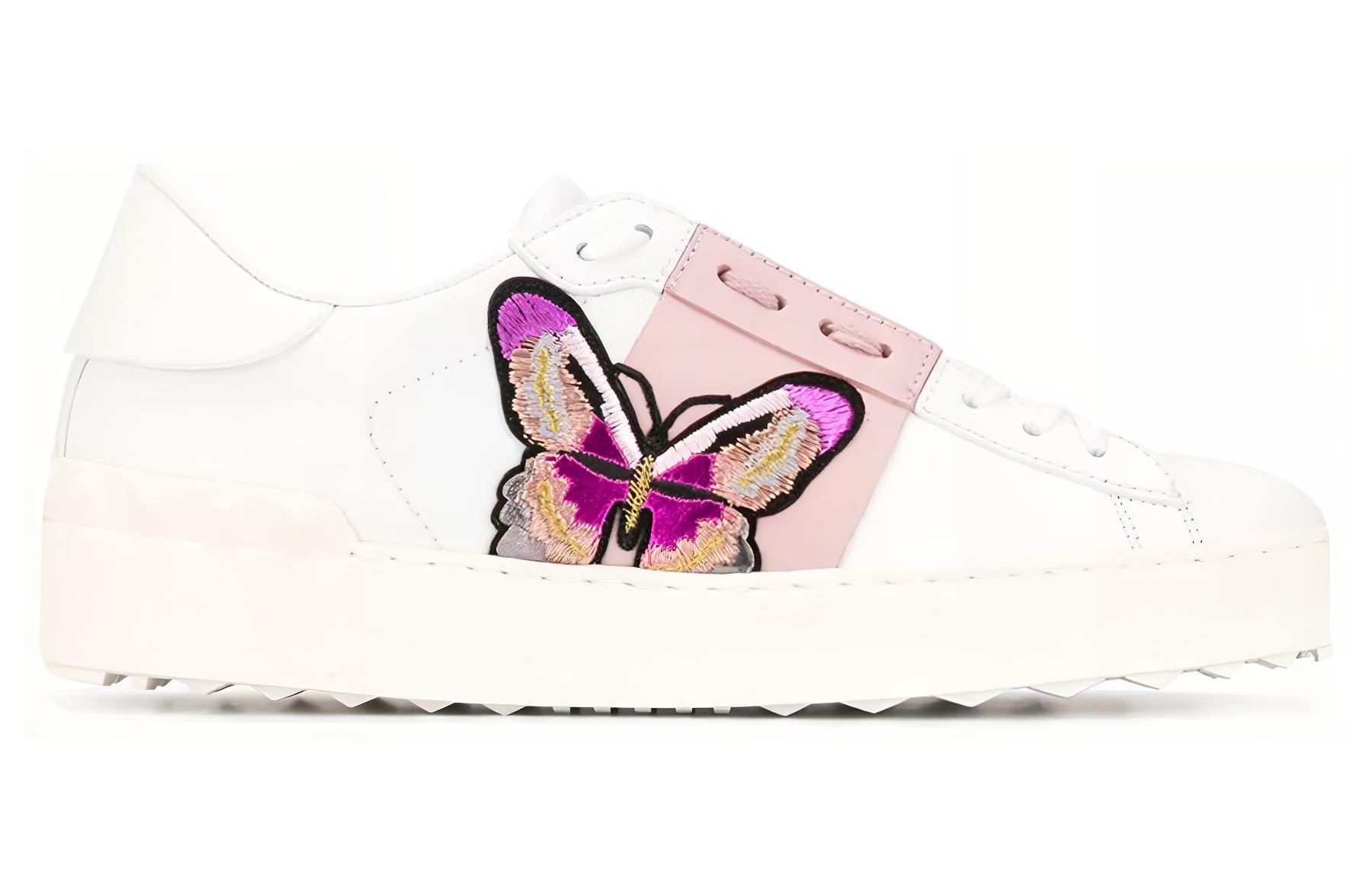 Order Valentino 華倫天奴 蝴蝶圓頭低筒休閒板鞋 女款 白色