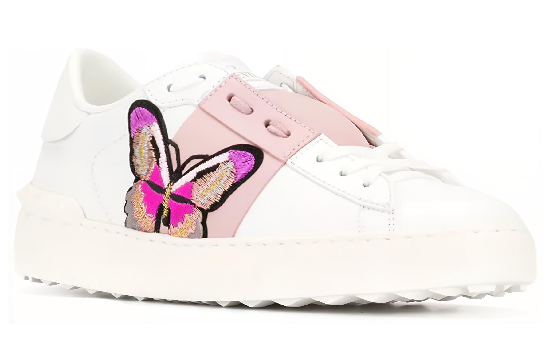 Lookbook Valentino 華倫天奴 蝴蝶圓頭低筒休閒板鞋 女款 白色