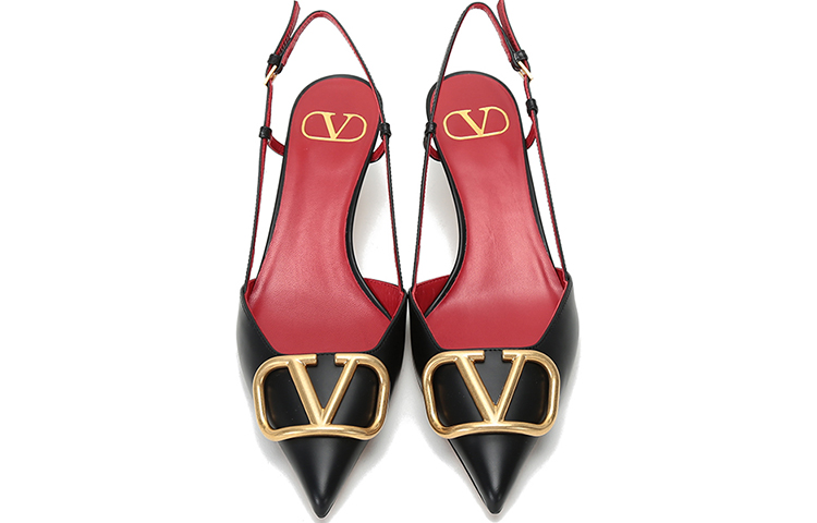 (W) Valentino Open Sneaker Sandals 'Black' 圖 4