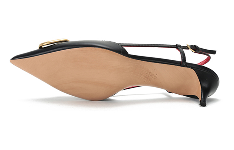 (W) Valentino Open Sneaker Sandals 'Black' 圖 6