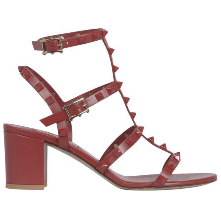 (W) Valentino Open Toe Buckle Slide 'Red Fashion' 圖 2
