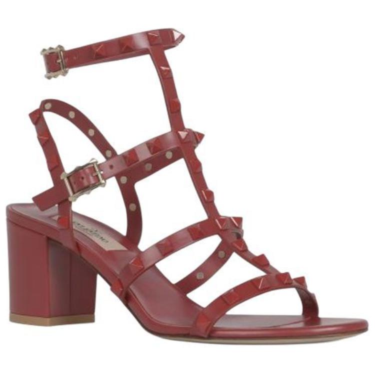 (W) Valentino Open Toe Buckle Slide 'Red Fashion' 圖 3
