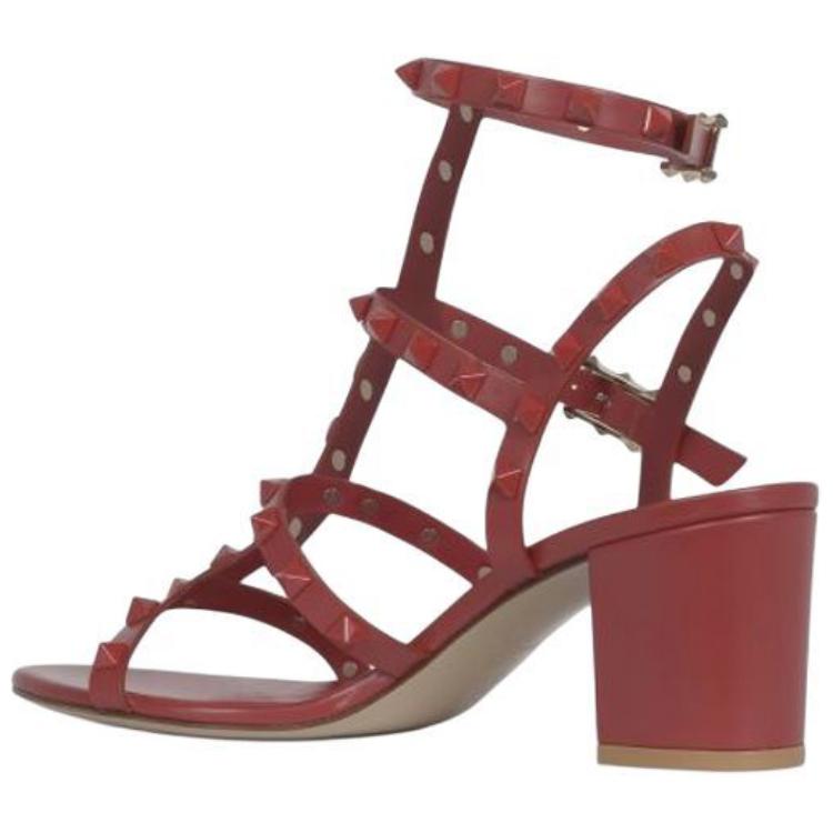 (W) Valentino Open Toe Buckle Slide 'Red Fashion' 圖 4