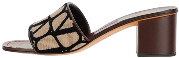 (Women) Valentino Open Toe Chunky Heel Sandal 'Brown' 2W0S0GS7WIC6ZN (Women) Valentino Open Toe Chunky Heel Sandal 'Brown' 2W0S0GS7WIC6ZN