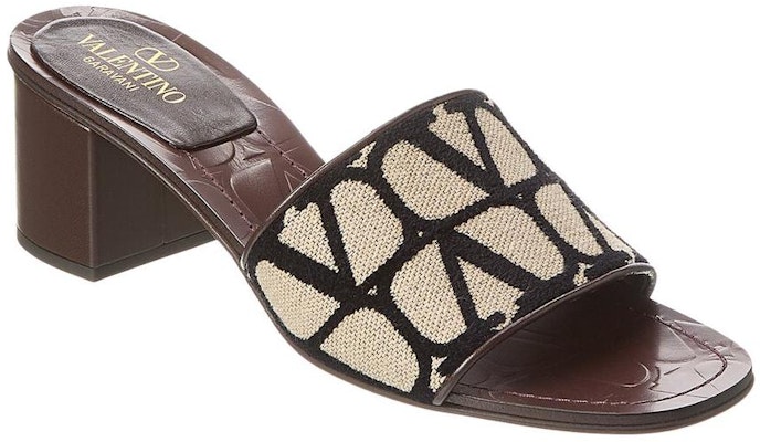 (Women) Valentino Open Toe Chunky Heel Sandal 'Brown' 2W0S0GS7WIC6ZN Lookbook (Women) Valentino Open Toe Chunky Heel Sandal 'Brown' 2W0S0GS7WIC6ZN
