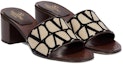 Shop (W) Valentino Sandal Tumit Tebal Hujung Terbuka 'Coklat' 2W0S0GS7WIC6ZN