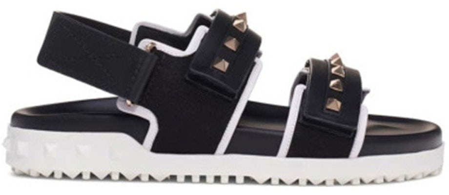(Women) Valentino Open Toe Flat Fashion Slide 'Black Magic Tape' TW2S0V11VRTNER Order (Women) Valentino Open Toe Flat Fashion Slide 'Black Magic Tape' TW2S0V11VRTNER