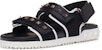 (Women) Valentino Open Toe Flat Fashion Slide 'Black Magic Tape' TW2S0V11VRTNER
