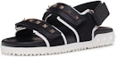 Lookbook (Women) Valentino Open Toe Flat Fashion Slide 'Black Magic Tape' TW2S0V11VRTNER