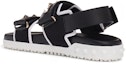 Purchase (Women) Valentino Open Toe Flat Fashion Slide 'Black Magic Tape' TW2S0V11VRTNER