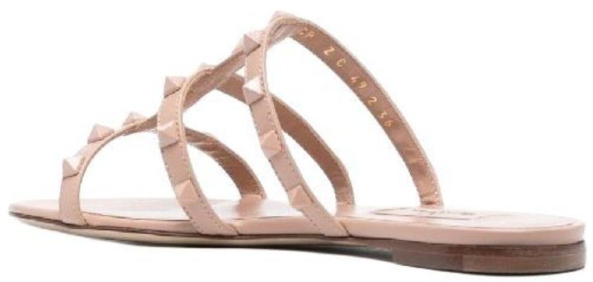 (Women) Valentino Open Toe Flat Sandal 'Pink' 2W0S0C49VB8GF9 Shop (Women) Valentino Open Toe Flat Sandal 'Pink' 2W0S0C49VB8GF9