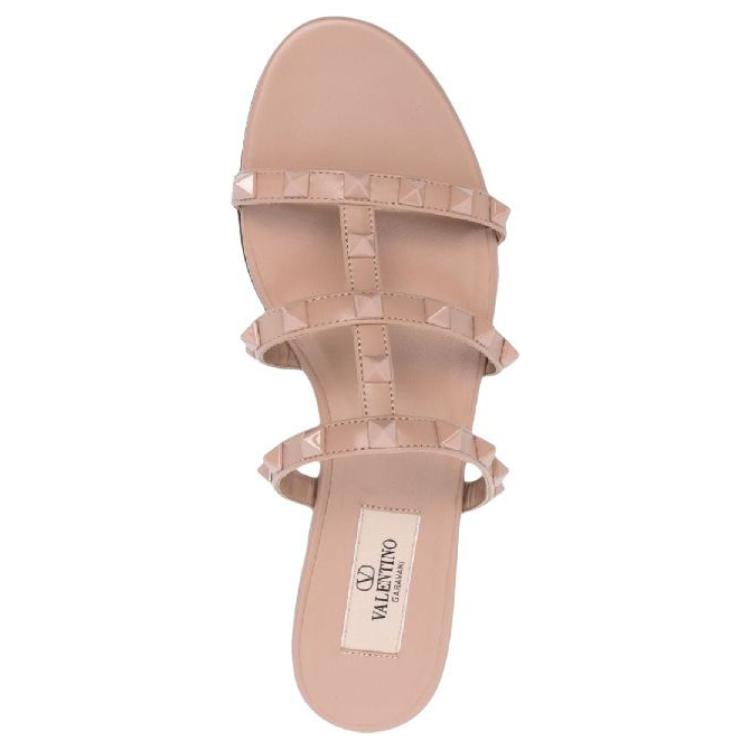 Purchase (Women) Valentino Open Toe Flat Sandal 'Pink' 2W0S0C49VB8GF9