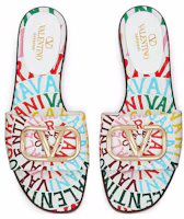 Shop (W) Valentino Open Toe Slide ''Bunte Leder'' 3W2S0BD5FULQD7