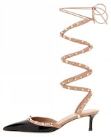 (Women) Valentino Patent Leather 5cm 'Black' 'Comfort Fashion Stiletto' 3W2S0HP3VNWN71 (Women) Valentino Patent Leather 5cm 'Black' 'Comfort Fashion Stiletto' 3W2S0HP3VNWN71