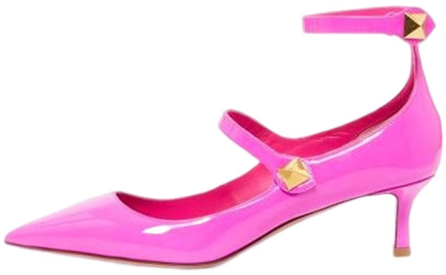 (Women) Valentino Patent Leather 'Fashion Buckle Pink Stiletto' 2W2S0GC2ERUUWT Buy (Women) Valentino Patent Leather 'Fashion Buckle Pink Stiletto' 2W2S0GC2ERUUWT
