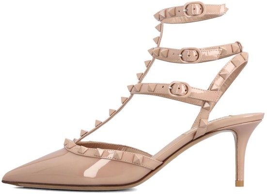 (Women) Valentino Patent Leather 'Simple Comfort Nude Kitten Heels' 3W0S0375YPXGF9 Buy (Women) Valentino Patent Leather 'Simple Comfort Nude Kitten Heels' 3W0S0375YPXGF9
