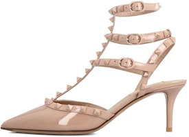 (Women) Valentino Patent Leather 'Simple Comfort Nude Kitten Heels' 3W0S0375YPXGF9 (Women) Valentino Patent Leather 'Simple Comfort Nude Kitten Heels' 3W0S0375YPXGF9