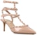 (W) Valentino Kulit Berkilat 'Simple Comfort Nude Kitten Heels'. 3W0S0375YPXGF9