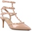 Order (W) Valentino Kulit Berkilat 'Simple Comfort Nude Kitten Heels'. 3W0S0375YPXGF9