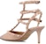 (W) Valentino Kulit Berkilat 'Simple Comfort Nude Kitten Heels'. 3W0S0375YPXGF9