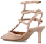 Lookbook (Women) Valentino Patent Leather 'Simple Comfort Nude Kitten Heels' 3W0S0375YPXGF9